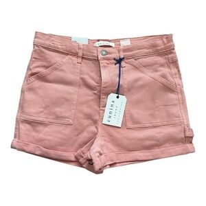Eunina High Waist Light Pink Women's Shorts